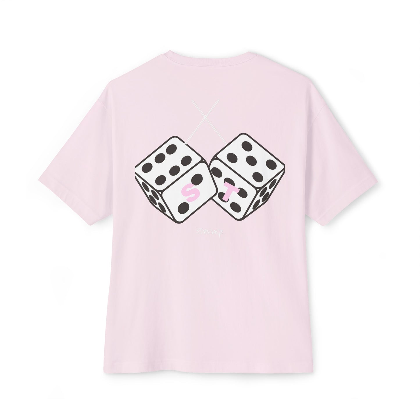 STARGAZE PINK DICE OF LUCK OVERSIZED TEE