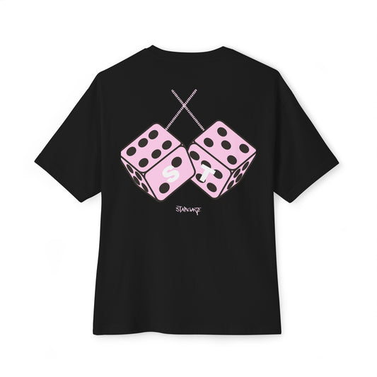 STARGAZE BLACK DICE OF LUCK OVERSIZED TEE