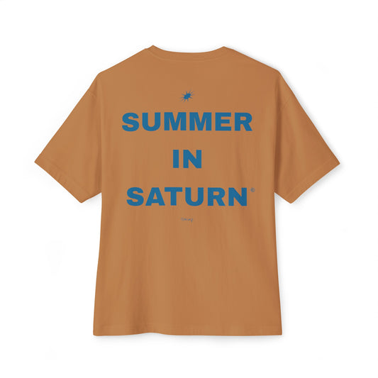 STARGAZE SUMMER IN SATURN TOAST OVERSIZED TEE