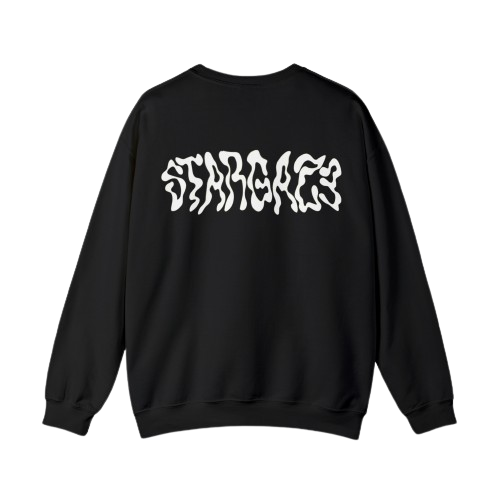 STARGAZE LOGO CREWNECK BLACK