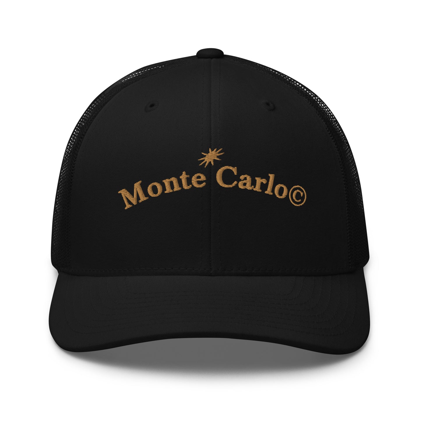 STARGAZE MONTE CARLO EMBROIDERED BLACK CAP