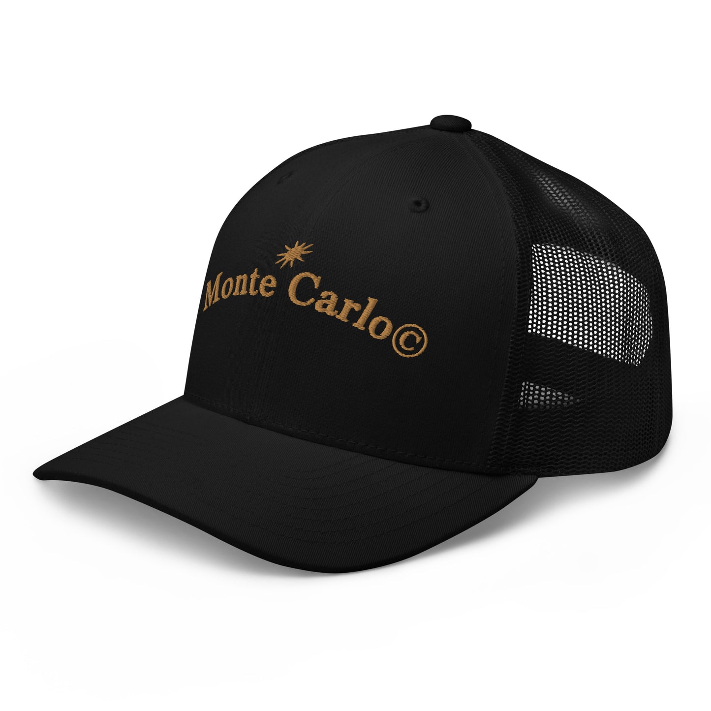 STARGAZE MONTE CARLO EMBROIDERED BLACK CAP