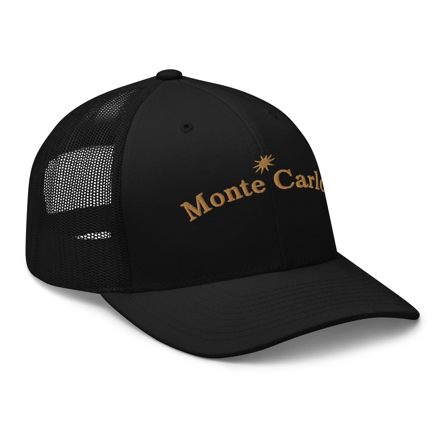 STARGAZE MONTE CARLO EMBROIDERED BLACK CAP