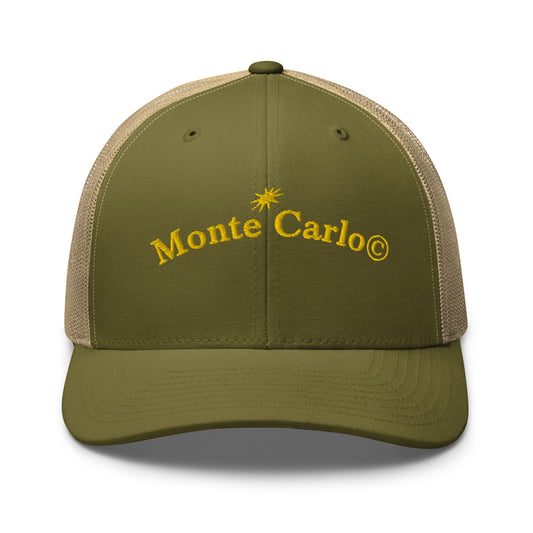 STARGAZE MONTE CARLO EMBROIDERED MOSS CAP