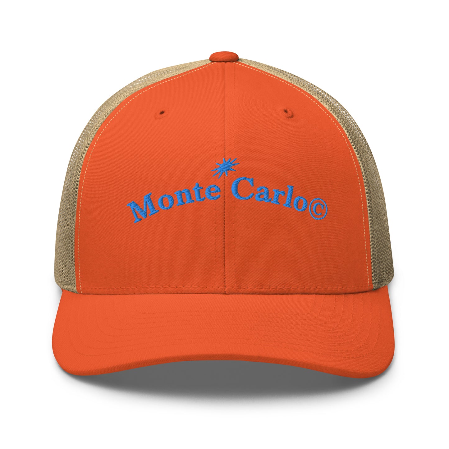 STARGAZE MONTE CARLO EMBROIDERED ORANGE CAP