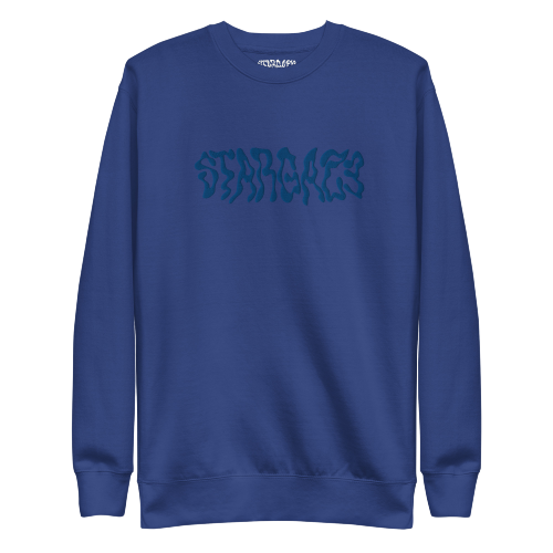 STARGAZE EMBROIDERED SWEATSHIRT (BLUEBERRY)