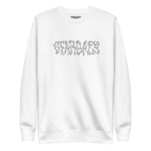 STARGAZE EMBROIDERED SWEATSHIRT  (WHITEOUT)