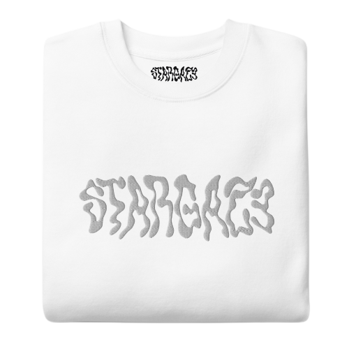 STARGAZE EMBROIDERED SWEATSHIRT  (WHITEOUT)