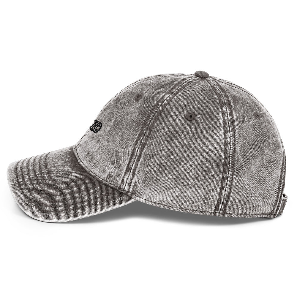 STARGAZE CHARCOAL TRIPLE EMBROIDERED DENIM HAT