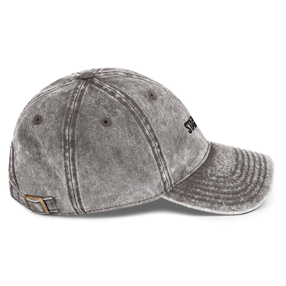 STARGAZE CHARCOAL TRIPLE EMBROIDERED DENIM HAT